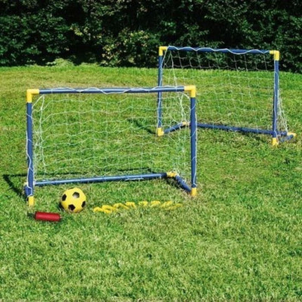 Zestaw 2 bramek piłkarskich do ogrodu na zewnątrz