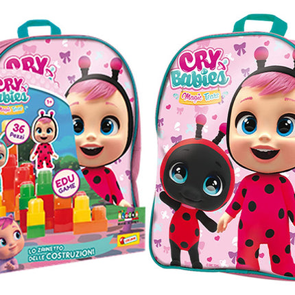 Cry Babies backpack with constructions
