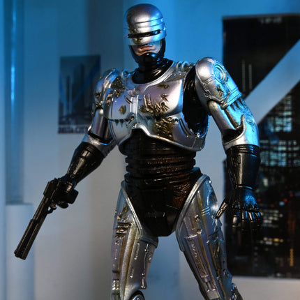Robocop Battle Damaged Action Figure With Chair NECA 42142