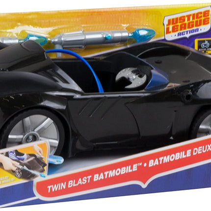Batmobil mit zwei Batman Machine Raketenwerfern