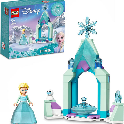 LEGO Disney Il Cortile del Castello di Elsa Frozen 43199
