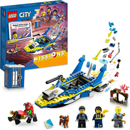 LEGO City Misje śledcze policji morskiej 60355