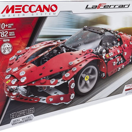 Meccano Ferrari La Ferrari Costruction Set Metal - Packaging SLIGHTLY WORN - CONFEZIONE DANNEGGIATA
