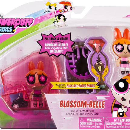 Powerpuff Aura Pods Blossom Mini Action Figure with Accessories
