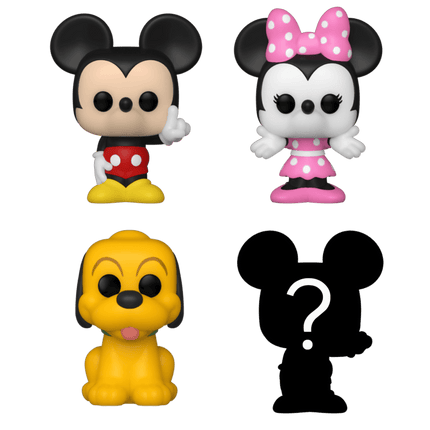 Bitty POP Disney 4pk - Mickey 1187 - Minnie 23 - Pluto 1189 - Mystery