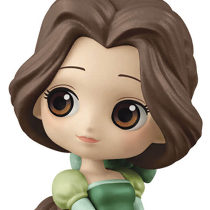 Disney Q Posket Petit Mini Figure Story of Belle Ver. B 7 cm