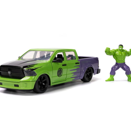 MARVEL - Hulk and 2014 Ram 1500 Die-cast - 1:24