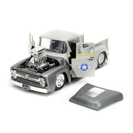 STREET FIGHTER - Guile and 1956 Ford F-100 Die-cast - 1:24