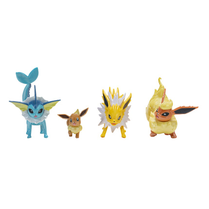 Eevee, Jolteon, Vaporeon, Flareon Pokemon Multipack Evolution Figures 7 cm Select