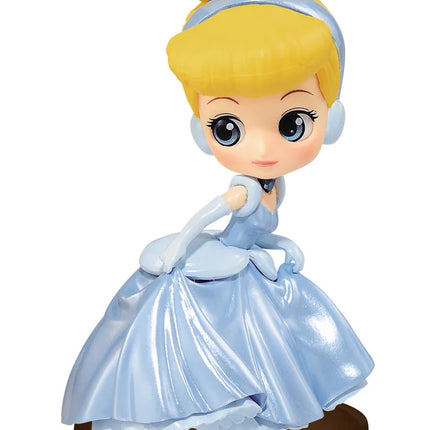 Cinderella Q Posket Mini Girls Festival PVC Figure Disney Princess 7 cm