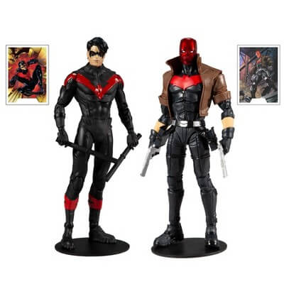 Night Wing VS Red Hood DC Multiverse Action Figure Collector Multipack  18 cm
