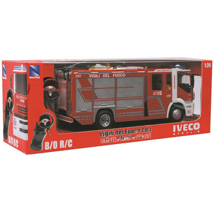 Camion Pompieri Iveco Radiocomandato con luci e suoni 1:24