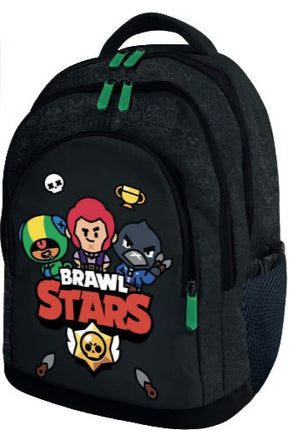 Zaino Scuola Brawl Stars organizzato School Backpack