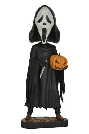 Scream Head Knocker Bobble-Head Ghost Face with Pumpkin 20 cm