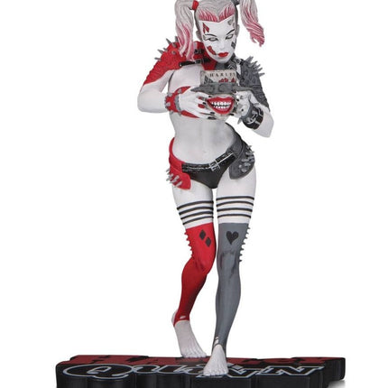 DC Comics Red, White Black Statue Harley Quinn 16 cm By Greg Horn