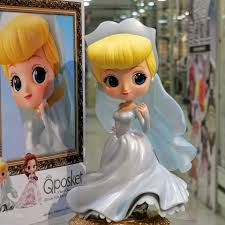 Cenerentola Disney Q Posket Mini Figure Cinderella Dreamy Style 14 cm