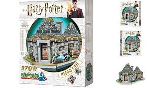 Puzzle 3D Harry Potter Chatka Hagrida