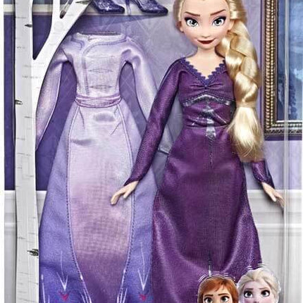 Frozen 2 Bambole Con vestiti e scarpe intercambiabili Fashion Doll Hasbro E5500 Elsa #Scegli Personaggio_Elsa (4207935389793)