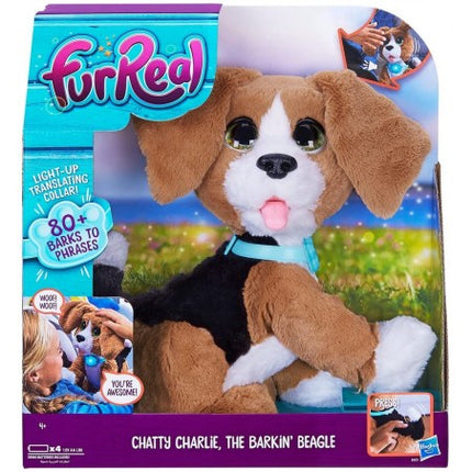 FurReal Friends Chatty Charlie beagle interaktywny pluszak - JĘZYK WŁOSKI