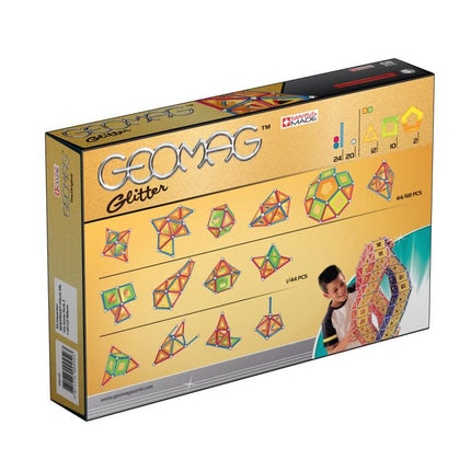 Geomag Glitter 68 Pieces Magnetic Building Set
