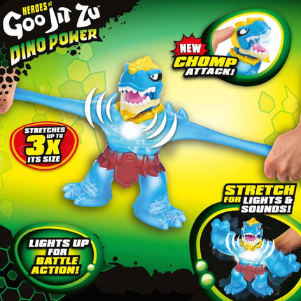 Bohaterowie Goo Jit Zu Supagoo Dino ze światłami i dźwiękami 16 cm
