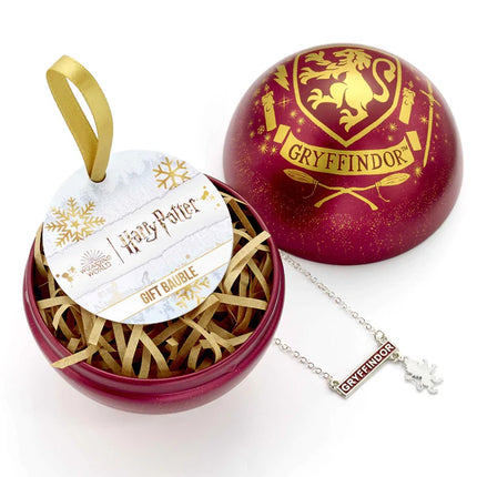 Harry Potter Gryffindor House Bauble Christmas Ball Sfera Natalizia Surprise