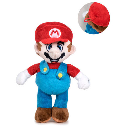 Peluche formidable Mario 20 centimètres.