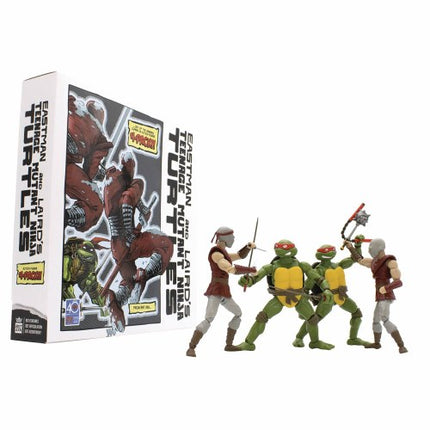 Mirage Comics Foot Soldiers & Turtles Exclusive Teenage Mutant Ninja Turtles BST AXN Action Figure 4-Pack 13 cm