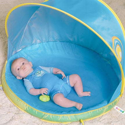 Piscinetta da Bambino Infanzia Neonato con tendina Parasole da Spiaggia o Giardino Ludi (3948339626081)