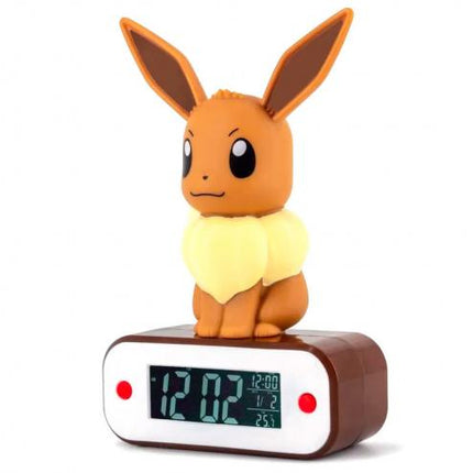 Pokémon Budzik ze Światłem Evoli 22 cm Budzik