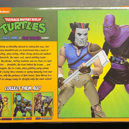 Casey Jones &amp; Foot Soldier Teenage Mutant Ninja Turtles Figurka 2-Pack 18 cm Neca 54120