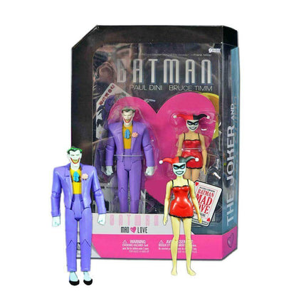 Mad Love Joker &amp; Harley Quinn 2-pak Figurki DC - Batman Serial Animowany - 15 cm