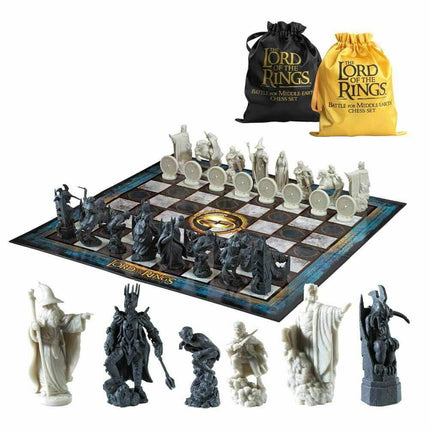 Scacchiera Il Signore Degli Anelli Battaglia per la Terra di Mezzo Lord of The Rings Chess Set