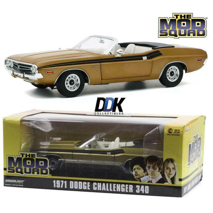 Model Diecast Mod Squad 1/18 1971 Dodge Challenger 340 Cabrio