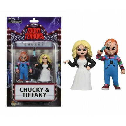 Chucky e Tiffany Bride of Chucky Toony Terrors Action Figure 2-Pack 15 cm