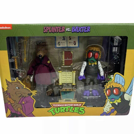 Splinter &amp; Baxter Teenage Mutant Ninja Turtles Figurka 2-pak 18 cm - NECA 54158