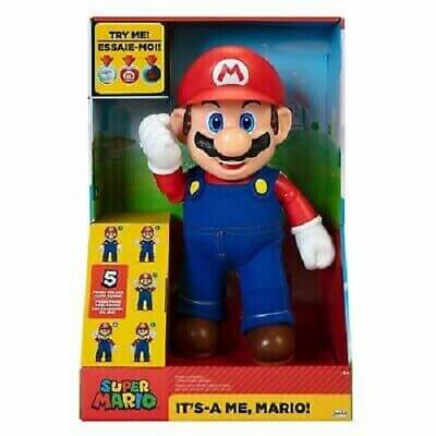 World of Nintendo Talking Action Figure It's-A Me! Mario 30 cm