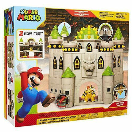Deluxe Bowser Super Mario World of Nintendo Super Mario Playset Castle