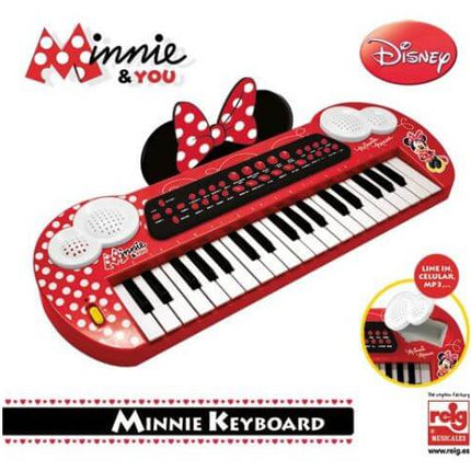 Minnie Tastiera Elettronica 32 Tasti Bambini Disney