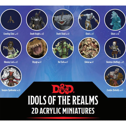 D&D Idols of the Realms 2D Miniatures: Van Richten's Guide to Ravenloft: 2D Set 2