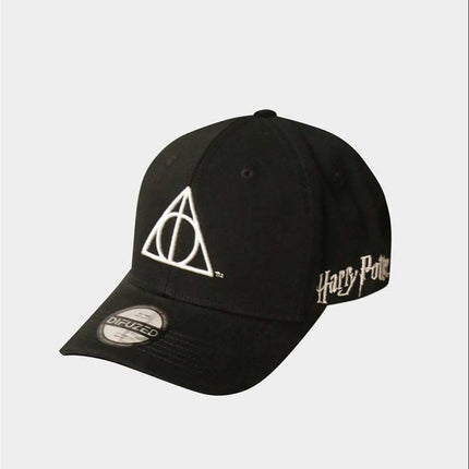 Harry Potter Curved Bill Cap Deathly Hallows Cappello Baseball