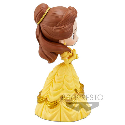 Disney Q Posket Mini Figure Belle A Normal Color Version 14 cm