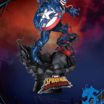 Maximum Venom Captain America Marvel Comics D-Stage Diorama PVC 16 cm - 065 - LUTY 2021