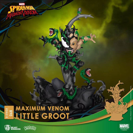 Maximum Venom Little Groot Marvel Comics D-Stage PVC Diorama  16 cm - 068 - FEBRUARY 2021