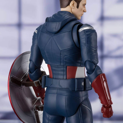 Captain America Avengers: Endgame S.H. Figuarts Action Figure  Cap VS. Cap Edition 15 cm