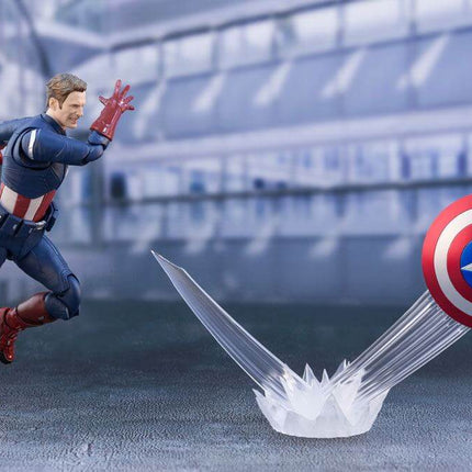 Captain America Avengers: Endgame S.H. Figuarts Action Figure  Cap VS. Cap Edition 15 cm