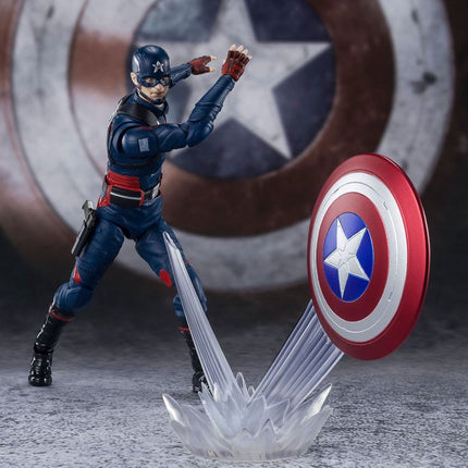 The Falcon and the Winter Soldier S.H. Figuarts Action Figure Captain America (John F. Walker) 15 cm
