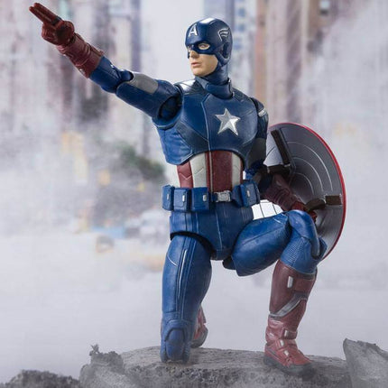 Kapitan Ameryka (Avengers Assemble Edition) Avengers SH Figuarts Figurka 15cm