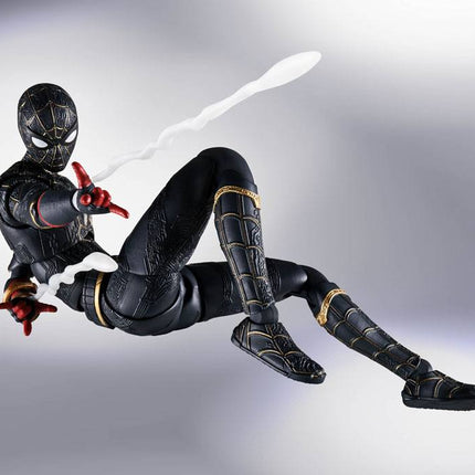 Spider-Man Black/Gold Action Figure S.H Figuarts No Way Home Bandai Tamashii