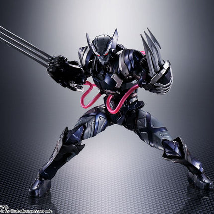 Venom Symbiote Wolverine Tech-On Avengers S.H. Figuarts Action Figure 16 cm